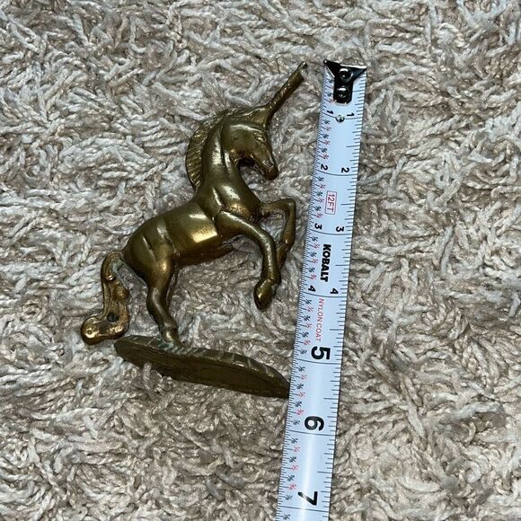 Vintage Bronze Unicorn Upright - Picture 10 of 12